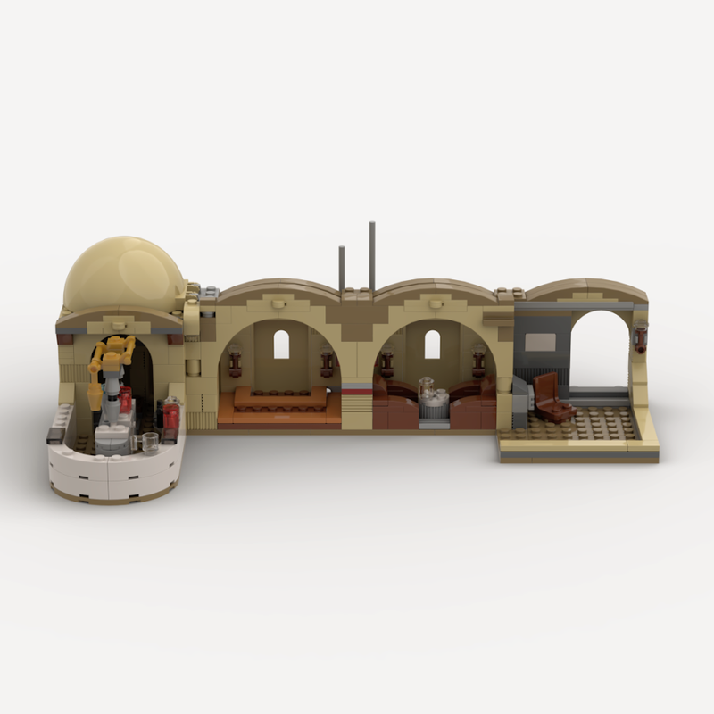 Lego Cantina 75052 MOC for Flat Display