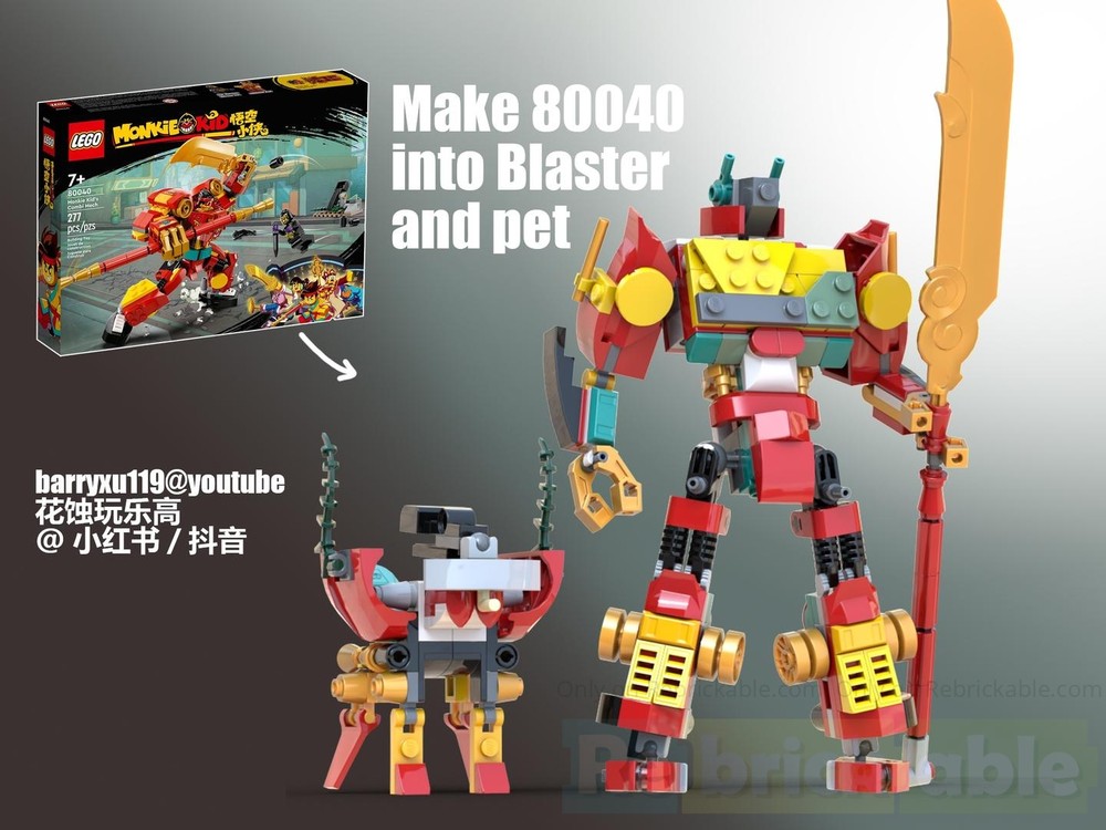 Lego Make 80040 the Blaster and his buddy