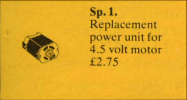 Lego 4.5V Replacement Motor