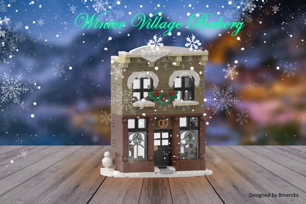Lego Winter Village Bakery MOC