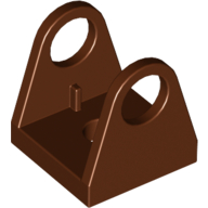 Lego String Reel 2 x 2 Winch Holder / Reddish Brown
