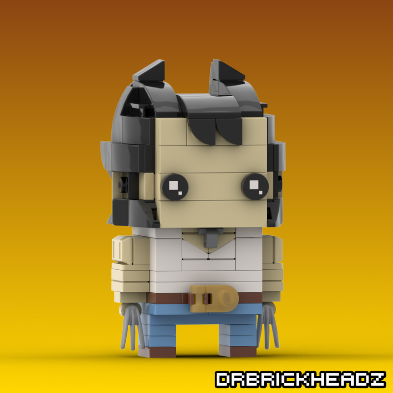Lego Wolverine (James Howlett) Brickheadz