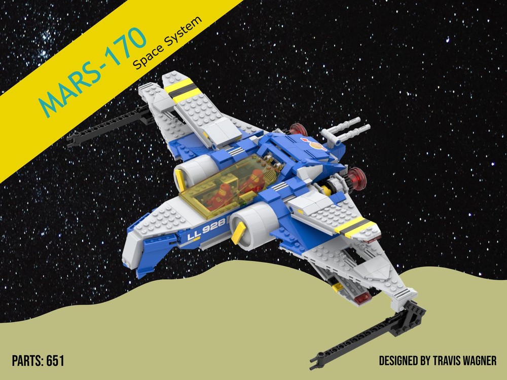 Lego 10497 Alt Build- MARS-170 (Benny's Ace Squadron)