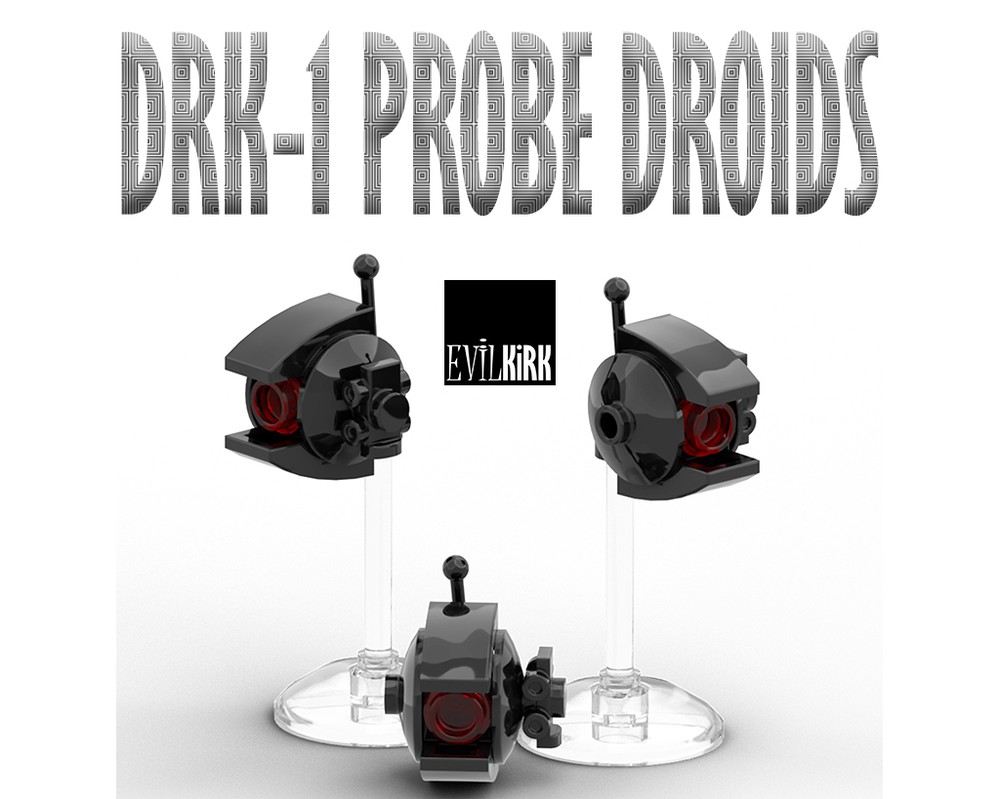 Lego DRK-1 'Dark Eye' Probe Droids (Sith Seeker Droids)