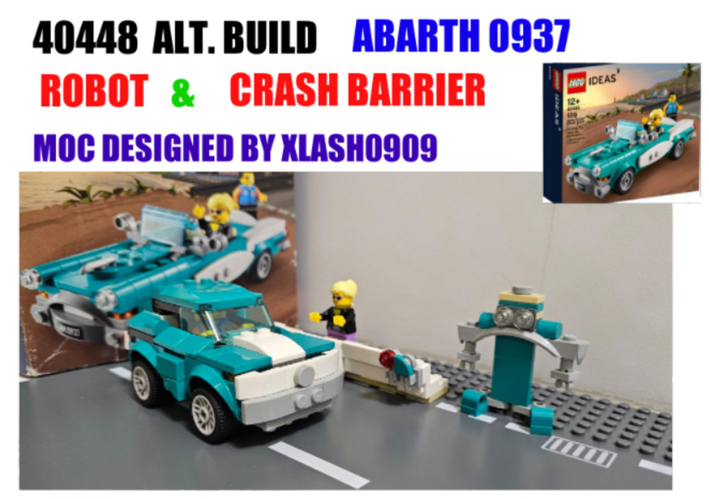 Lego 40448 ABARTH 0937 _ROBOT & CRASH BARRIER