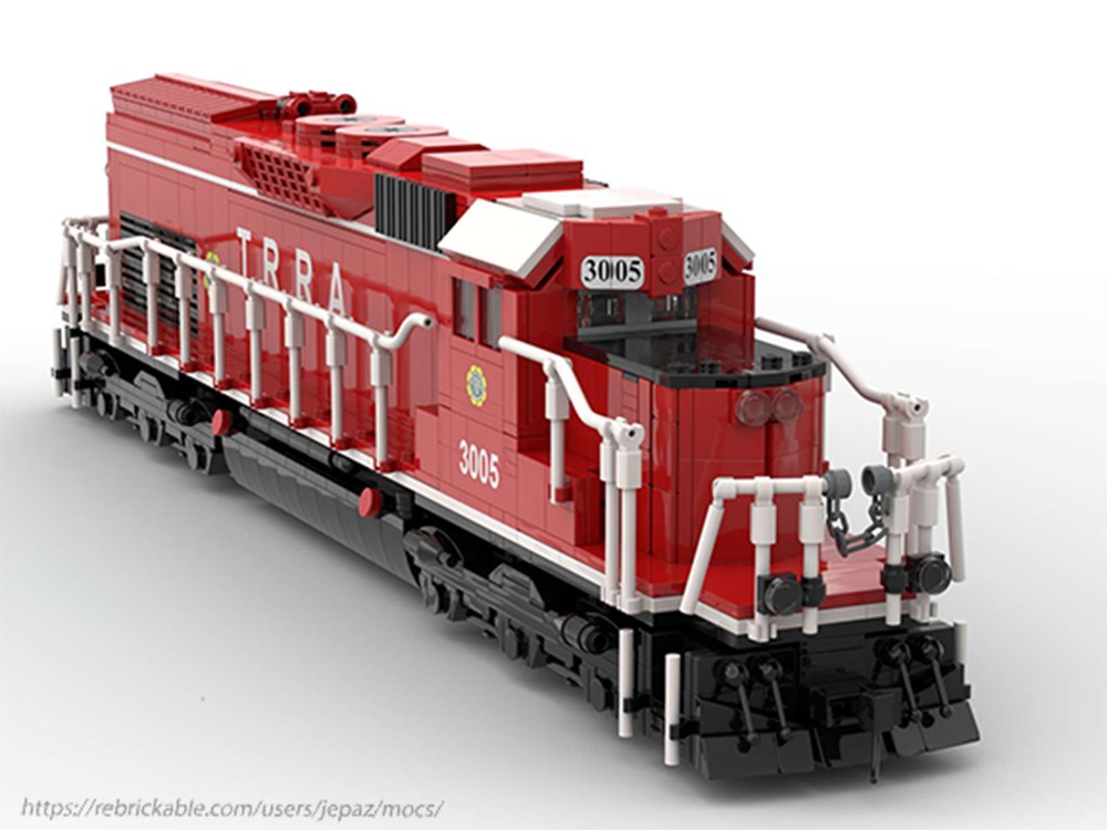 Lego Terminal Railroad Association of St. Louis EMD SD40T-2