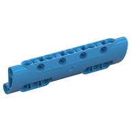 Lego Technic Panel Curved 11 x 3 with 10 Pin Holes through Panel Surface / Dark Azure