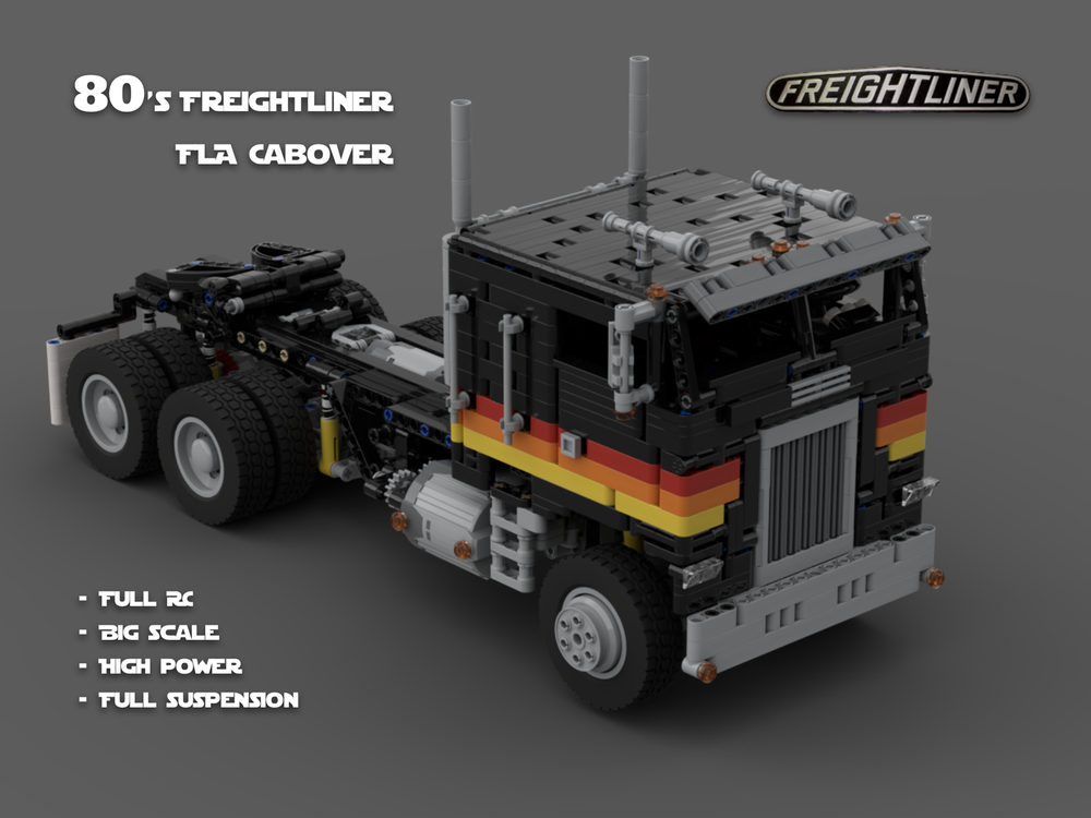 Lego Freightliner FLA Cabover