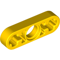 Lego Technic Beam 1 x 3 Thin / Yellow