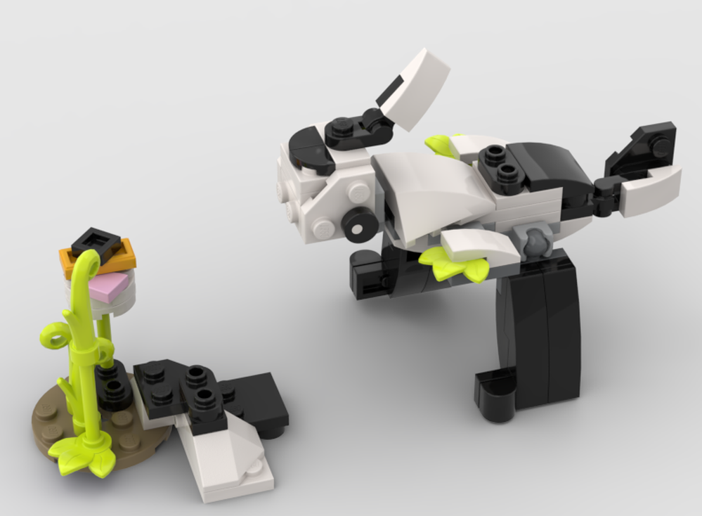 Lego 30641 Parasaurolophus and wild plants