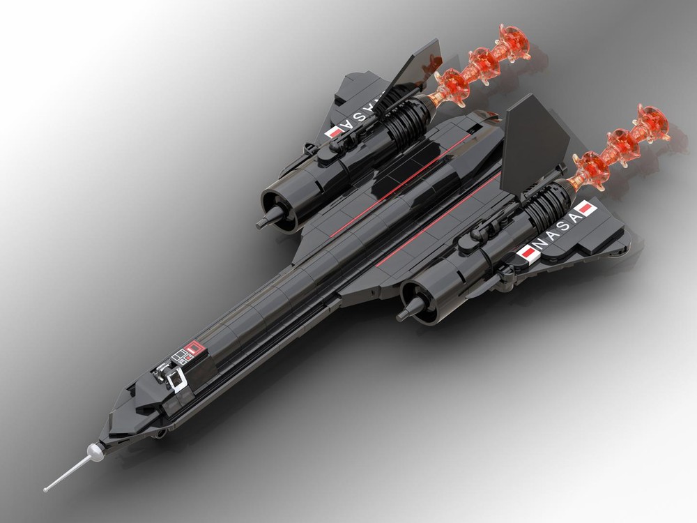 Lego SR-71 Blackbird NASA version