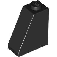 Lego Brick Sloped 65° 2 x 1 x 2 / Black