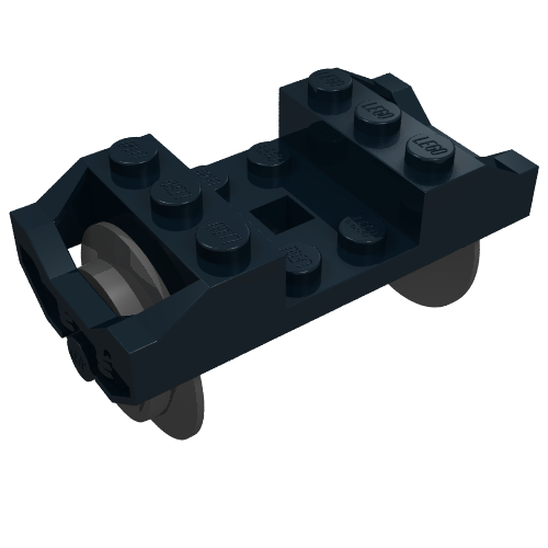 Lego Wheel Holder, Train with Wheels, RC [Complete Assembly]