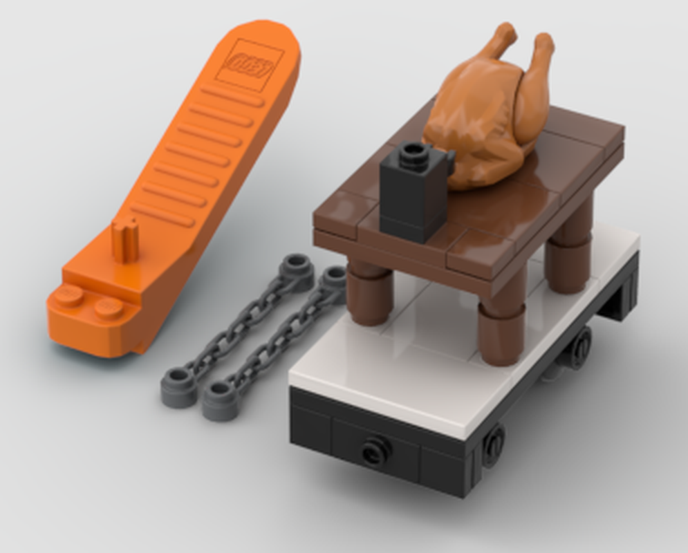 Lego Thanksgiving Flatbed