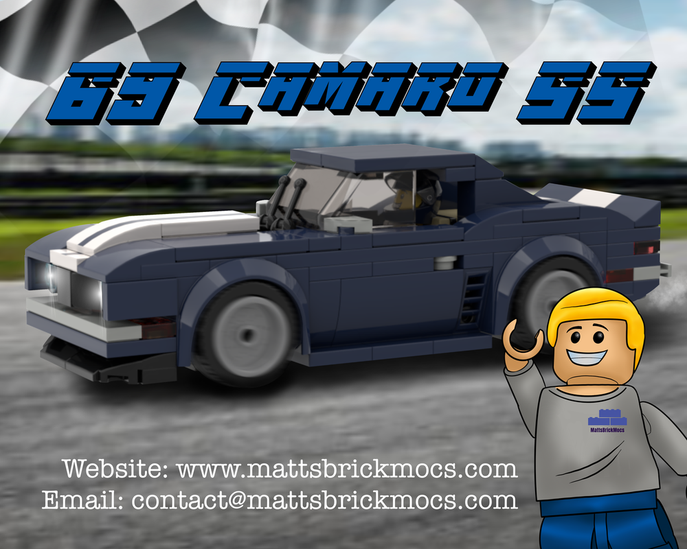 Lego 69 Camaro SS 6 stud