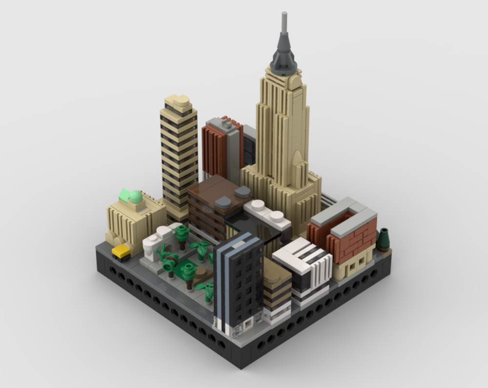 Lego Manhattan project : Bloc 1 - The Empire State Building