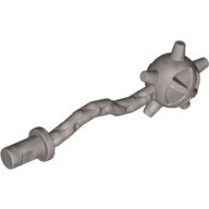 Lego Weapon Mace / Flail Spiked / Pearl Light Gray