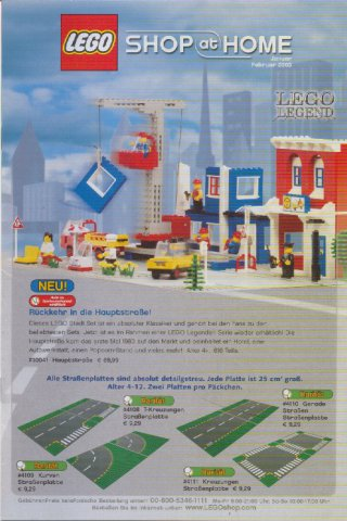 Lego 2003 Insert - World Club Magazine German (Shop at Home)