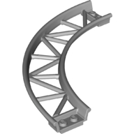 Lego Vehicle Track, Roller Coaster, Curve / Light Bluish Gray