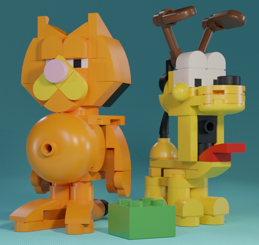 Lego Garfield & Odie