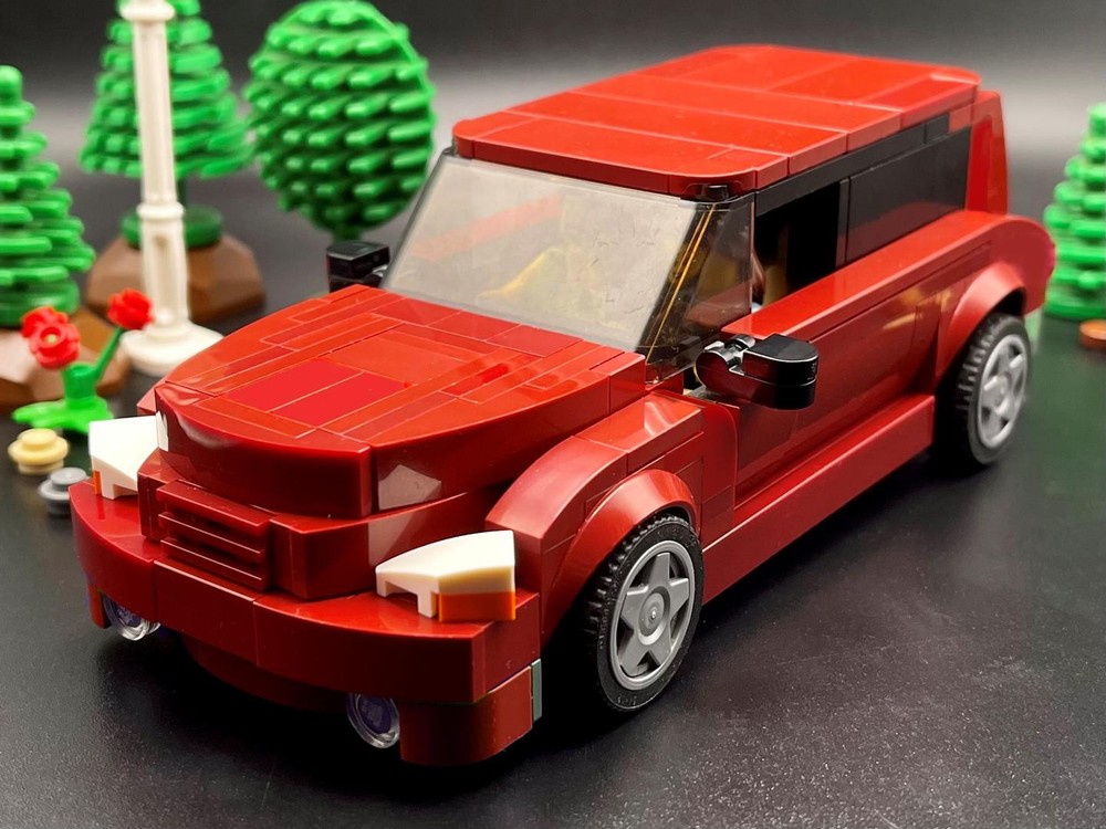Lego Pentastar PT Cruiser - Dark Red
