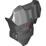 Lego Large Figure Torso Cover with Raised Belt and Darth Vader Print