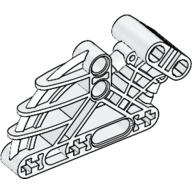 Lego Large Figure Skeletal, Torso, Beam 2 x 4 x 7 Angled / White