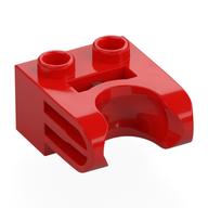 Lego Technic Brick Special 1 x 2 with Ball Socket Wide / Red