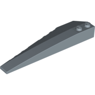 Lego Brick Wedged, Curved 10 x 3 Right / Sand Blue