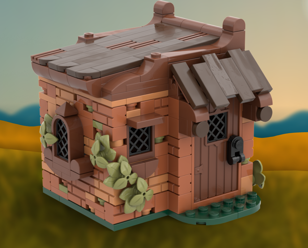 Lego Orange Brick Hovel