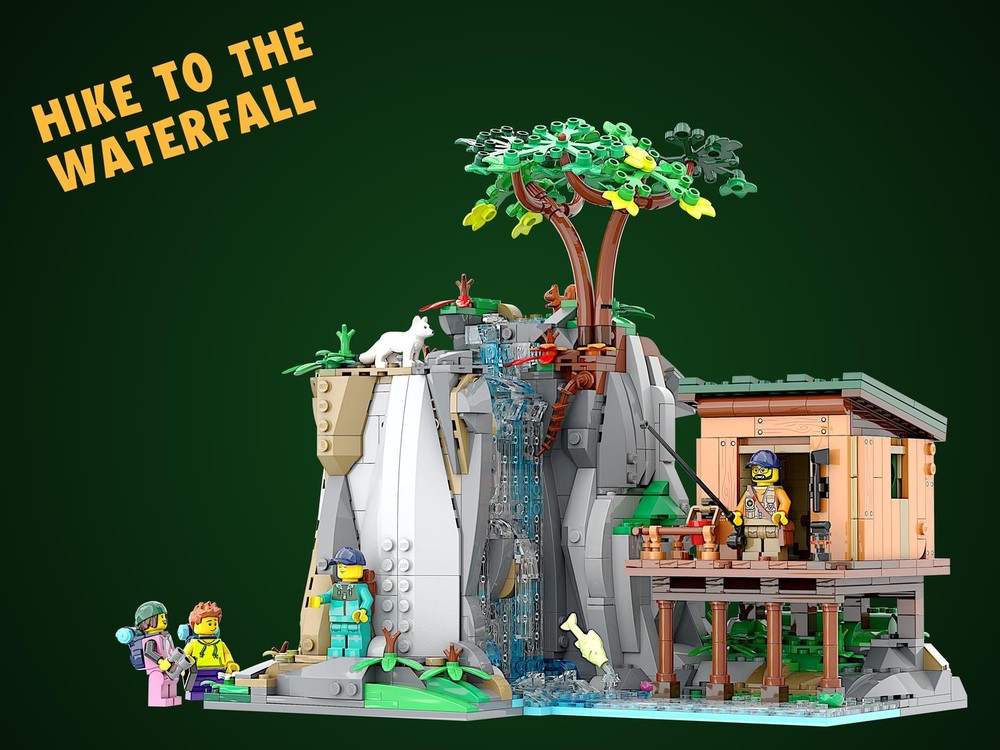 Lego Hike to the waterfall