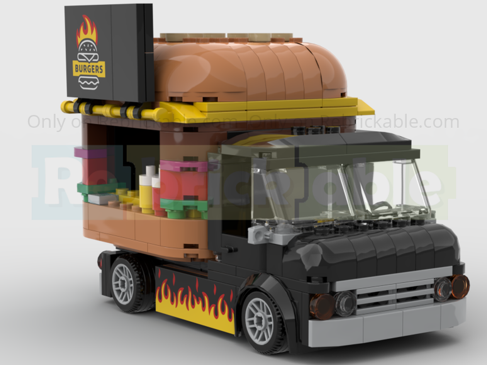 Lego Burger Truck (8 wide)