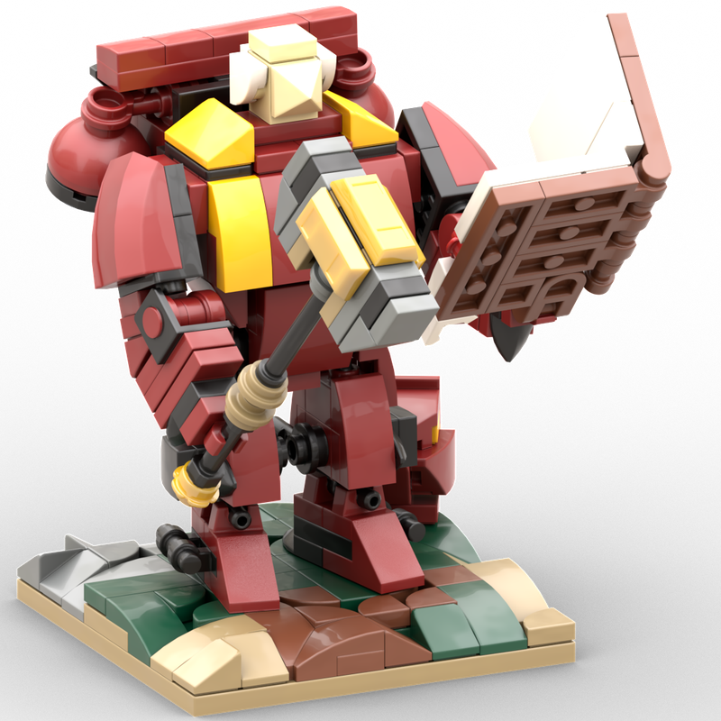 Lego Space Marines Blood Angel Priests (Warhammer 40k)