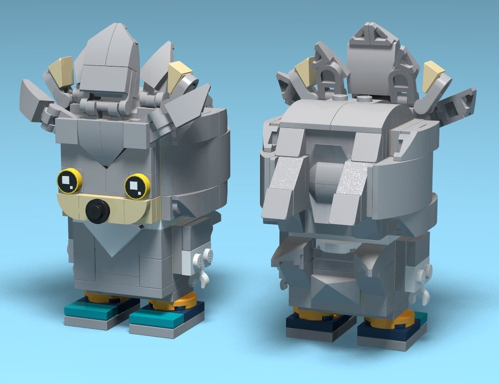 Lego Silver The Hedgehog Brickheadz