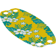 Lego Hammock with Dark Turquoise Plant Print