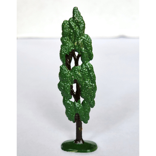 Lego Plant, Tree Flat Cypress painted with solid base (1950's version) / Green