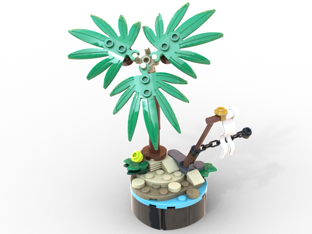 Lego CMF Series 27 Pirate Quartermaster Display