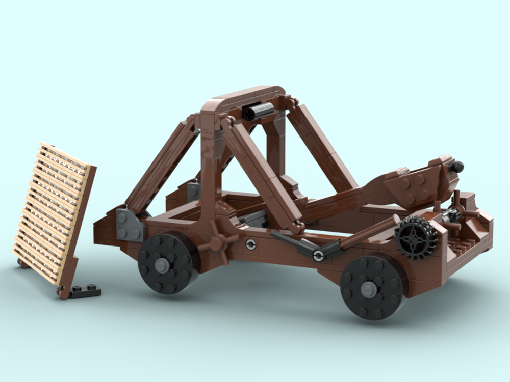 Lego Medieval Torsion Catapult