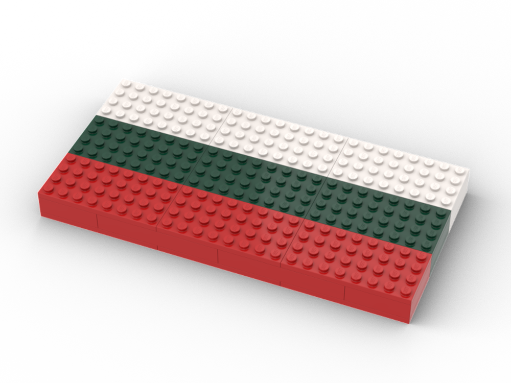 Lego Bulgaria national flag