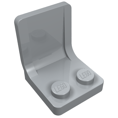 Lego Seat / Chair 2 x 2 / Light Bluish Gray