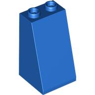Lego Brick Sloped 75° 2 x 2 x 3 [Hollow Studs] / Blue