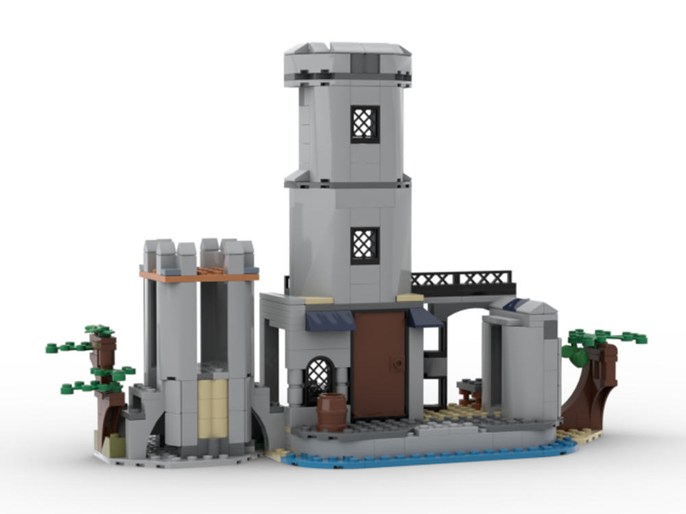 Lego Medieval Dockside Tower