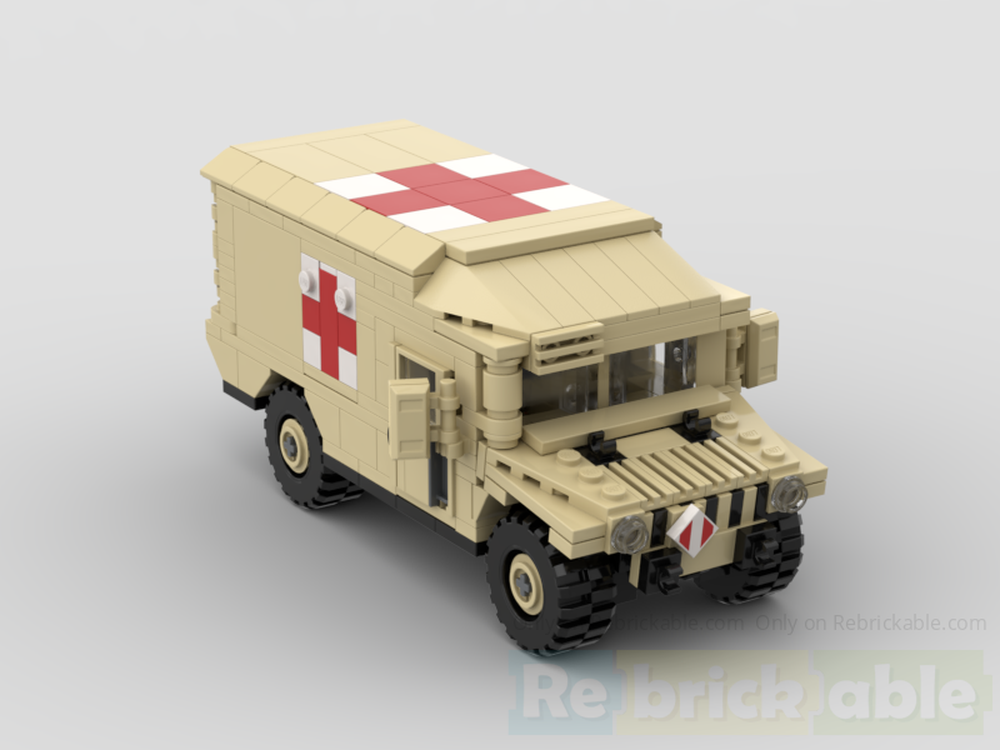 Lego HMMWV Tactical Ambulance High Capacity