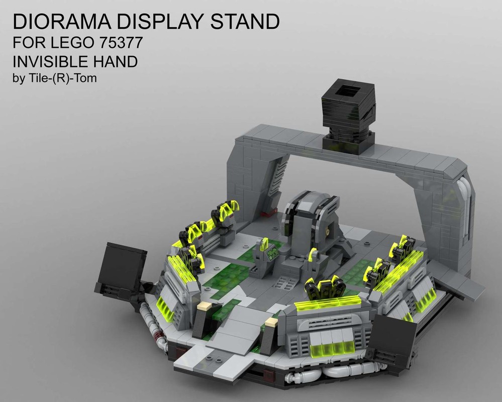 Lego Diorama Display Stand for 75377 Invisible Hand