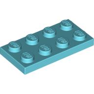 Lego Plate 2 x 4 / Sky Blue