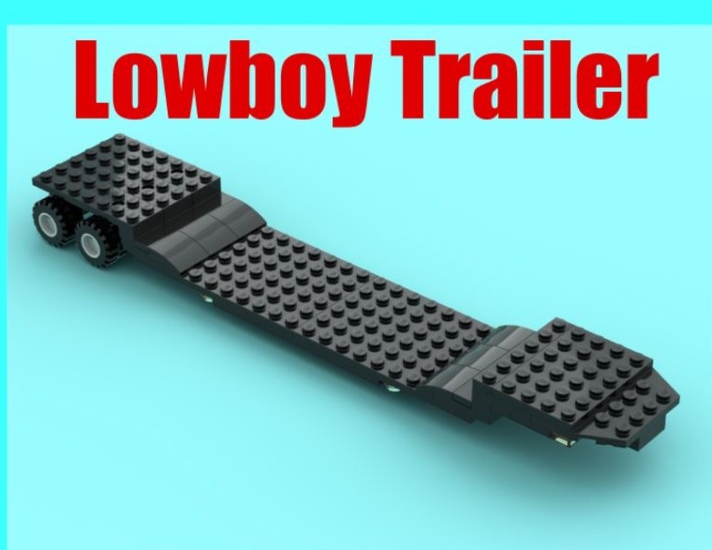 Lego Trucking Lowboy Trailer