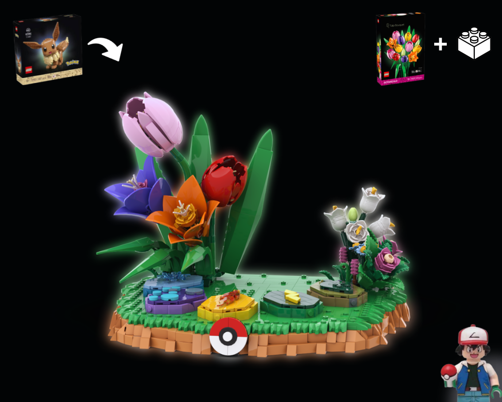 Lego The Evolution Garden - Set 72151 Display Base