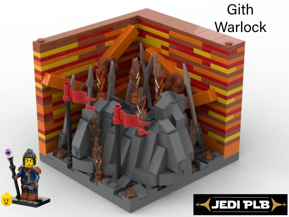Lego Dungeons And Dragons Gith Warlock Display