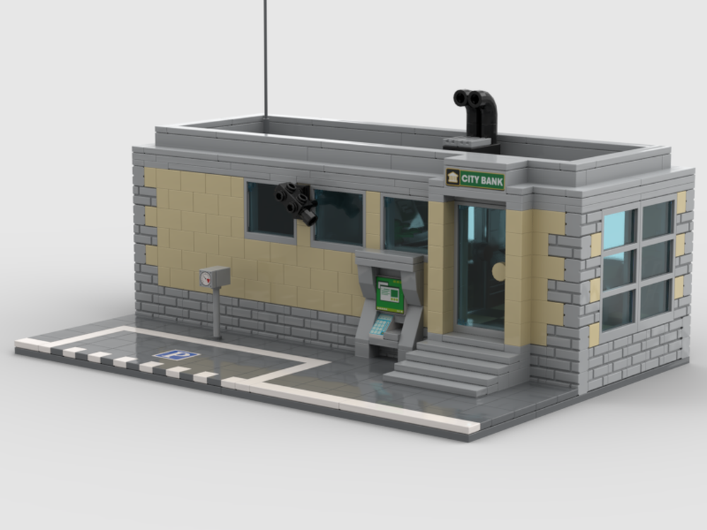 Lego Small local bank office