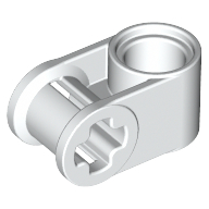 Lego Technic Axle and Pin Connector Perpendicular / White
